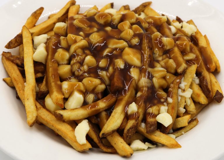 Fireside Welland restaurant poutine with Quebec cheese curds and beef gravy