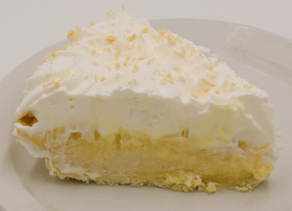 Fireside Welland restaurant coconut cream pie